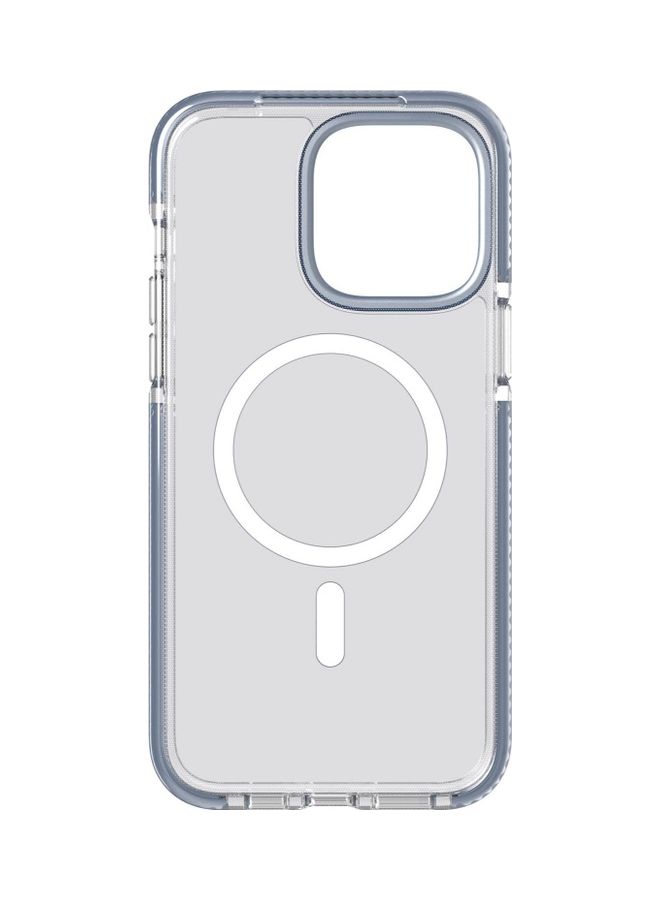 tech21 Evo  iPhone 14 Pro Max Case Cover with MagSafe and 16 Feet Drop Protection - Steel Blue  - Image 2