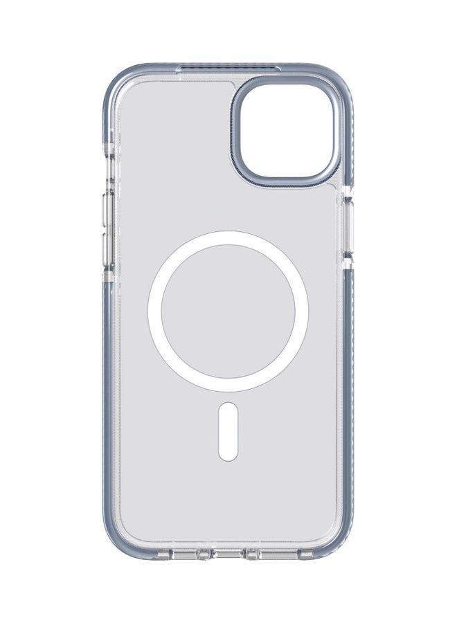 tech21 Evo  iPhone 14 Plus Case Cover with MagSafe and 16 Feet Drop Protection - Steel Blue  - Image 2