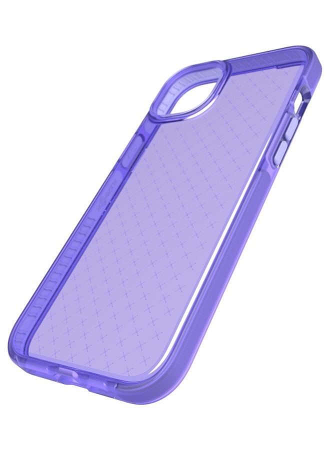 tech21 Evo Check iPhone 14 Plus Case Cover with 16 Feet Drop Protection - Wondrous Purple  - Image 3