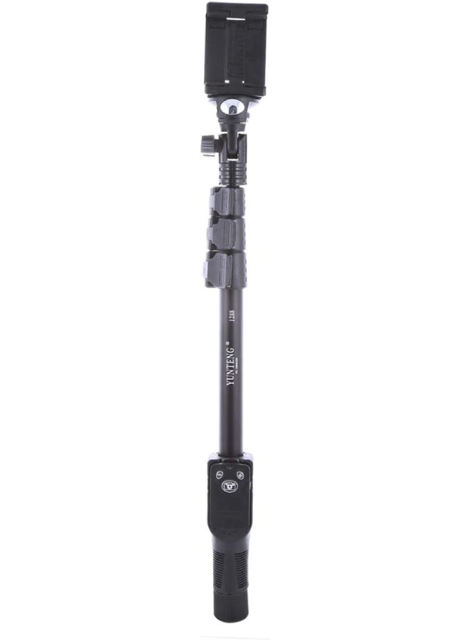 Extendable Selfie Stick With Shutter Remote Black