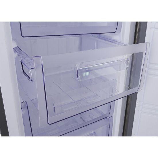 فريش ديب فريزر رأسي بعناصر تحكم تعمل باللمس بلون ستانلس من 6 أدراج 900 W FNU-MT270T(ND) فضي  - Image 3