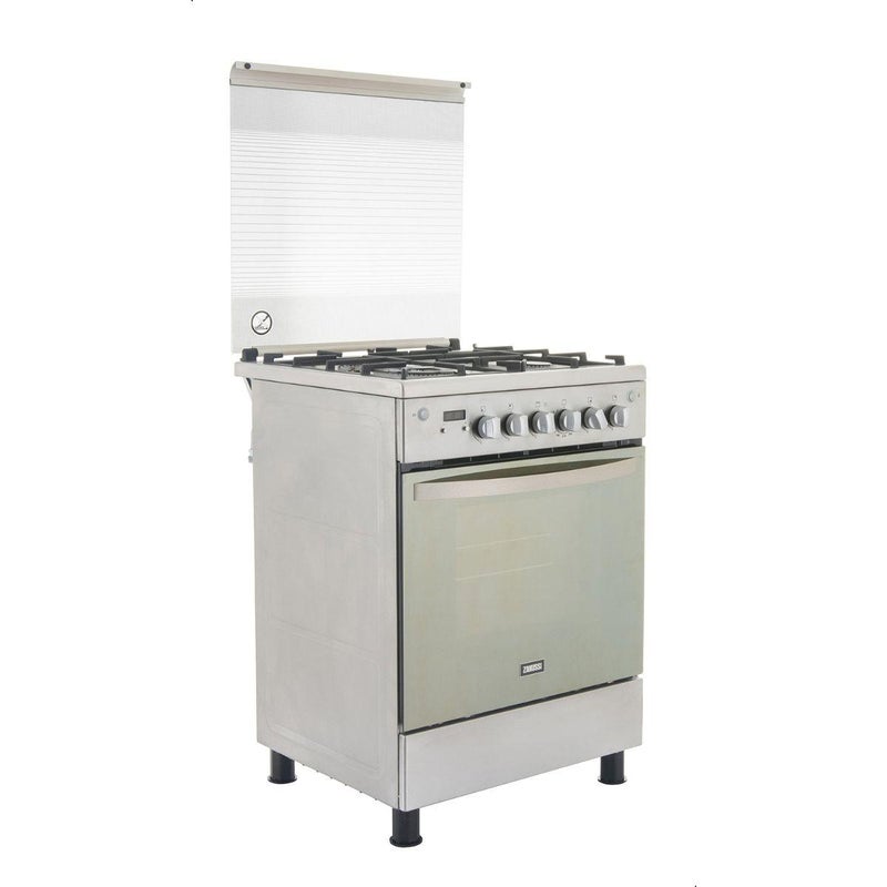 ZANUSSI - 4-Burners Cooking Range ZCG64396XA Silver/Black - Image 1
