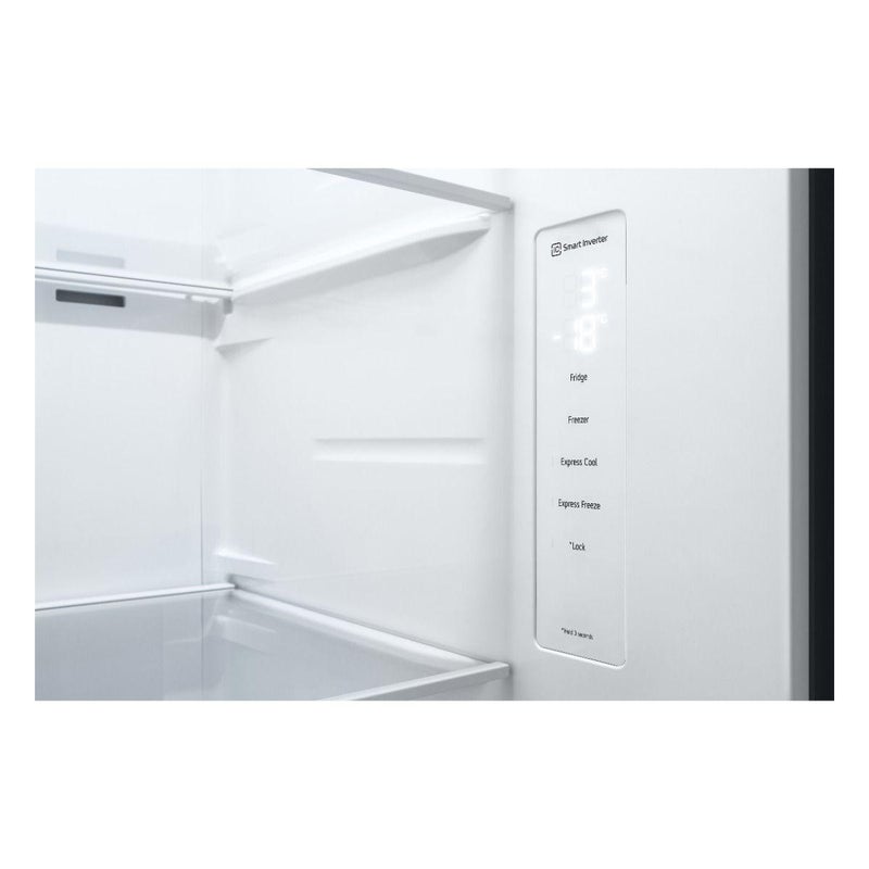 LG Fridge-Freezer Combinations UltraSleek Door 600L 28.4 W GC-B257SLWL Platinum Silver  - Image 4
