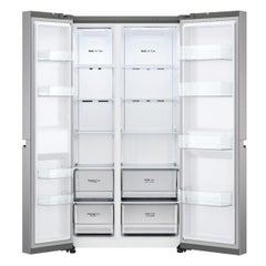 LG Fridge-Freezer Combinations UltraSleek Door 600L 28.4 W GC-B257SLWL Platinum Silver  - Image 3