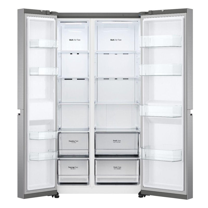 LG Fridge-Freezer Combinations UltraSleek Door 600L 28.4 W GC-B257SLWL Platinum Silver  - Image 3