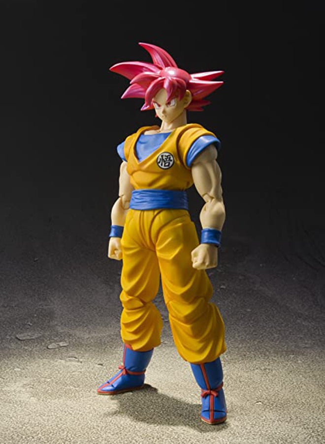 QiaoKai Dragon Ball Super Saiyan Son Goku Action Figure 12x13x10cm  - Image 3