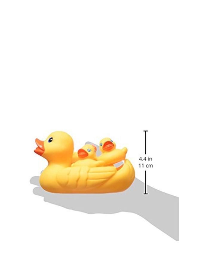 playgro 4-Piece Duckie Family Bath Toy Set 0170338 Floats On Water Phthalate Free Vinyl Bath Toy  - Image 2