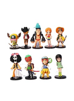 Generic 9-Piece Anime One Piece Collectible Action Figure Model Toy Set For Kids  - Image 1