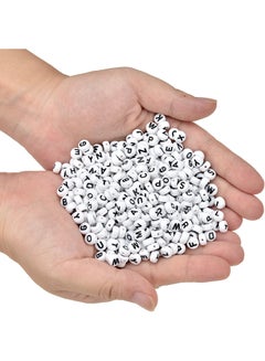 asmat 1000-Piece DIY Crafting Round Alphabet Letters Spacer Bead Set  - Image 4