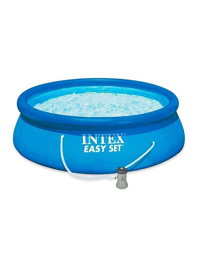 INTEX Easy Set Inflatable Round Swimming Pool 396x84cm - Image 1