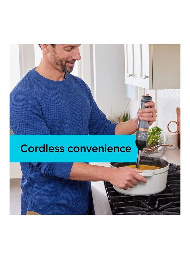 بلاك اند ديكر خلاط مطبخ محمول باليد مع كوب قياس BCKM1011KBF-GB أسود/ فضي - Image 4