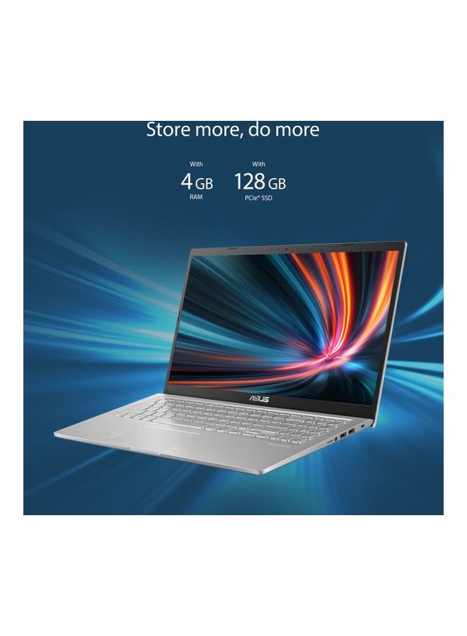 X515MA-EJ862WS Slim Laptop With 15.6-Inch Display, Celeron N4020 Processor/4GB RAM/128GB SSD/Intel UHD Graphics/Windows 11 Home English silver