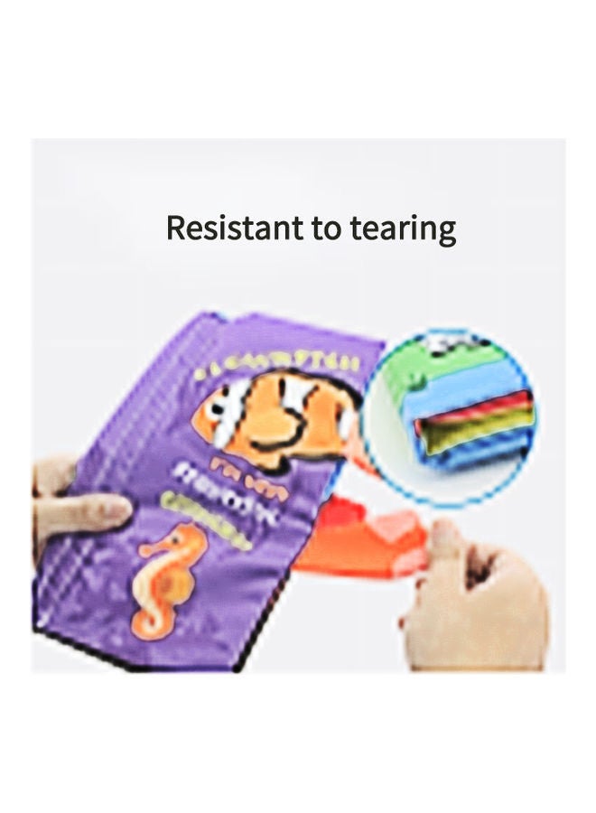 Kidle Baby Early Education Toys Activity Crinkle Cloth Book For Toddler Infants And Kids Baby Shower 11.5*1.5*22.5cm  - Image 2