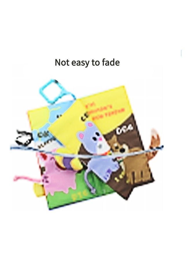 Kidle Baby Early Education Toys Activity Crinkle Cloth Book For Toddler Infants And Kids Baby Shower 11.5*1.5*22.5cm  - Image 4