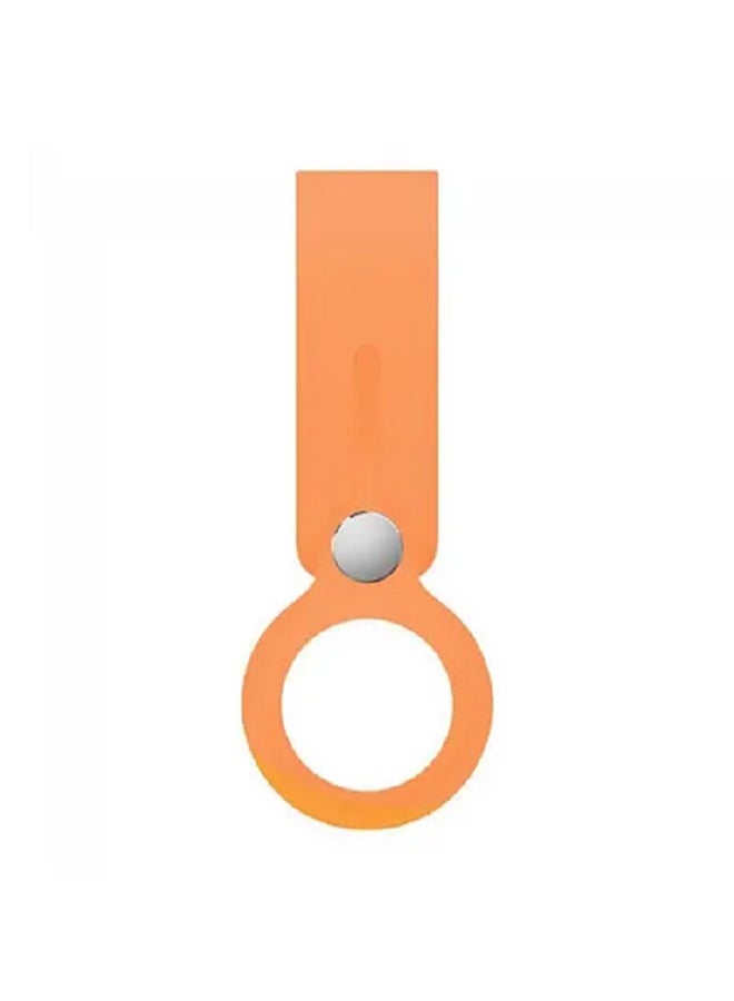 MARGOUN - 4-Piece Silicone Loop Case Cover For Apple AirTag Orange - Image 1