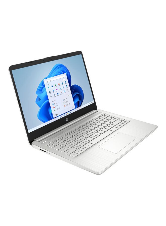 14s-dq2223ne (6Z914EA) Laptop With 14-Inch Display, Core i3 1125G4 Processor/8GB RAM/256GB SSD/Intel UHD Graphics/Windows 11 Home / English/Arabic silver