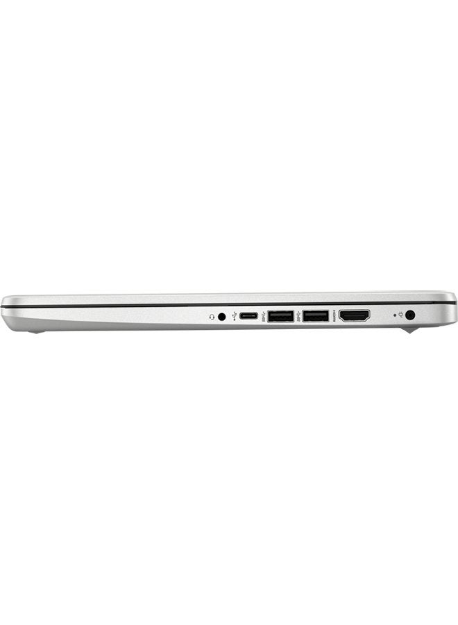 HP - 14s-dq2223ne (6Z914EA) (Upgraded Version) Laptop With 14-Inch Display, Core i3 1125G4 Processor/8GB RAM/256GB SSD/Intel UHD Graphics/Windows 11 Home English/Arabic silver - Image 1