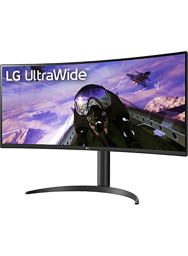 LG - 34-Inch Curved UltraWide QHD (3440x1440) HDR FreeSync Gaming Monitor With 160Hz Refresh Rate 34WP65C Black - Image 1