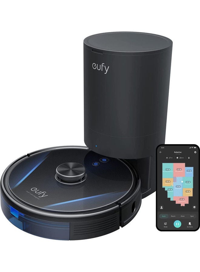 RoboVac LR30 Hybrid+ Robot Vacuum Cleaner with Mop and Self Emptying Station, 60 Day Capacity, iPath Laser Navigation, 3,000Pa, Multi Floor Mapping, Advanced App Control, Works with Alexa 43 W T2181 Black