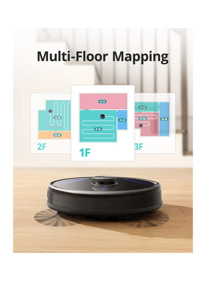 RoboVac LR30 Hybrid+ Robot Vacuum Cleaner with Mop and Self Emptying Station, 60 Day Capacity, iPath Laser Navigation, 3,000Pa, Multi Floor Mapping, Advanced App Control, Works with Alexa 43 W T2181 Black