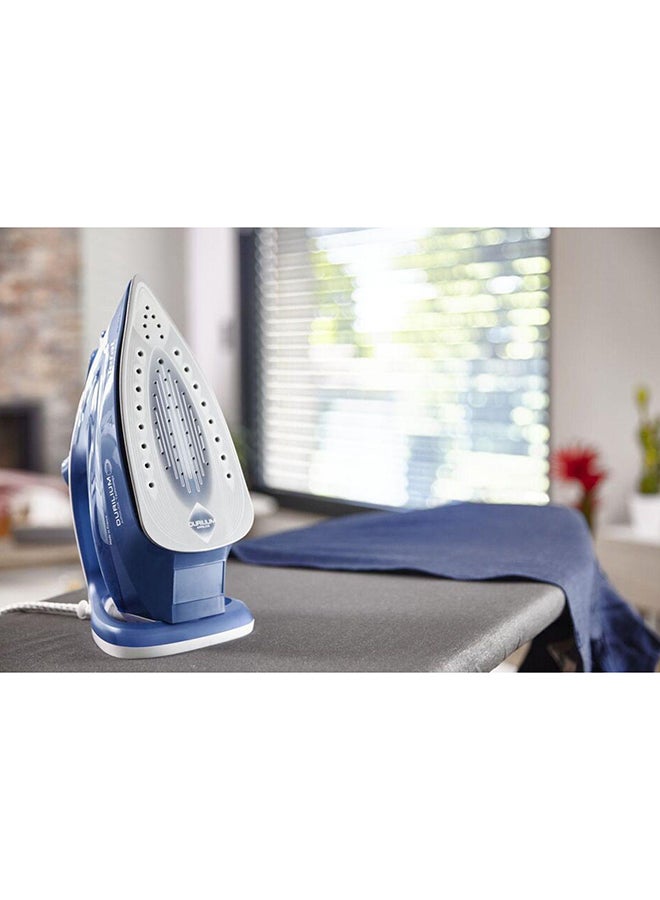 Tefal - Easygliss PLUS 5735 Steam Iron - 2500W, 220g/min, 45g/min, Autooff FV5735E0 Blue - Image 1