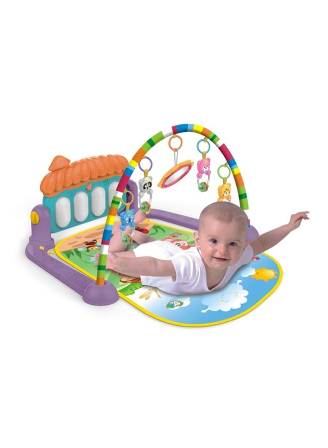 Baby Activity Gym Kick And Play Piano Mat Center With Melodies Rattle Musical Toy - Image 2