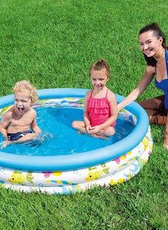 Bestway Fish-Printed Inflatable Pool 51009 122 x 25cm 122x25cm  - Image 3