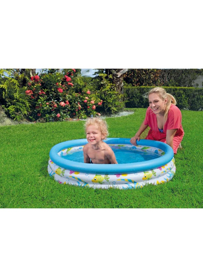 Bestway Fish-Printed Inflatable Pool 51009 122 x 25cm 122x25cm - Image 4