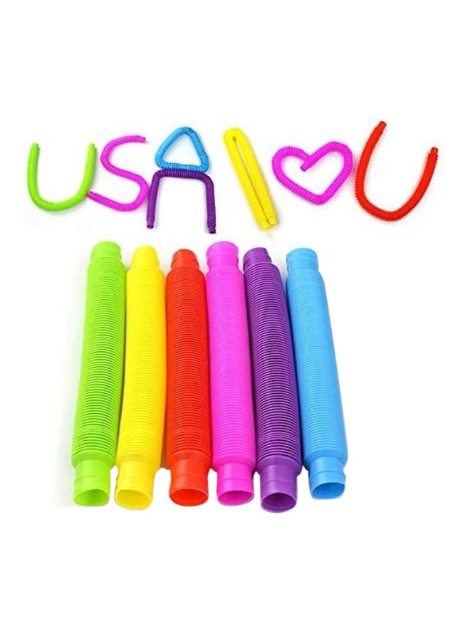 Generic - Pack Of 6 Pop Tubes Sensory Toy - Image 1