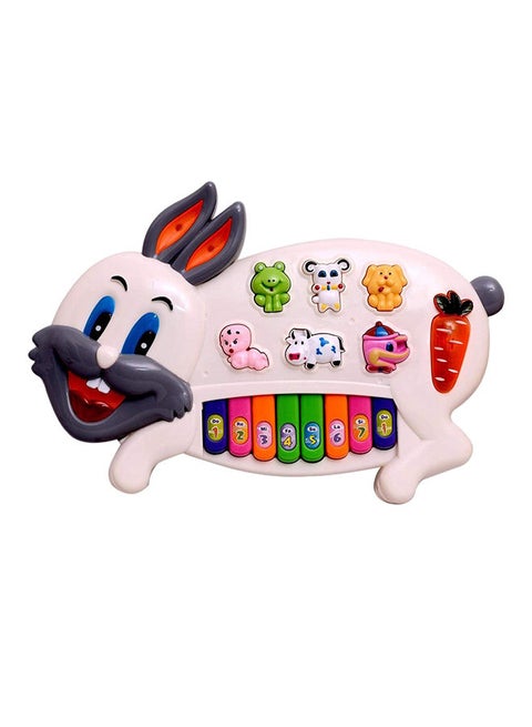 Musical Rabbit Piano Soft Song Early Sounding Educational Toy For Kids