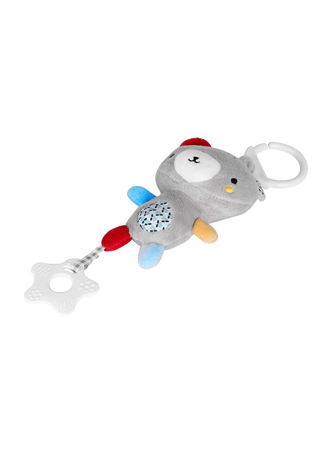 Generic Non-Toxic Bear Design Stroller Hanging Toy With Silicone Teether 33x5x12cm  - Image 3