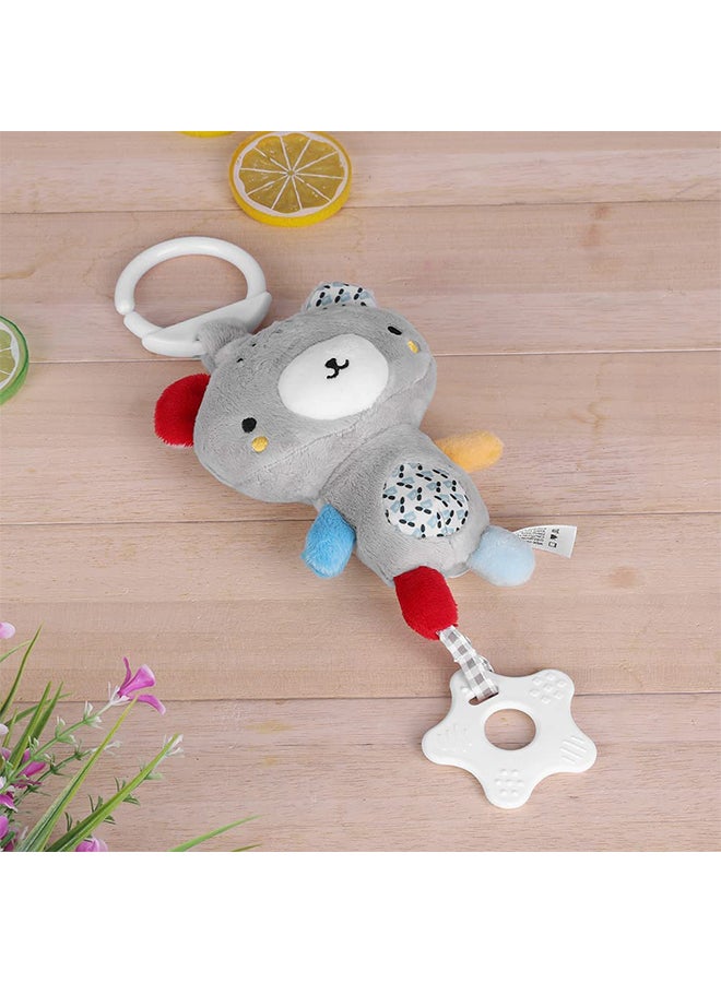 Non-Toxic Bear Design Stroller Hanging Toy With Silicone Teether 33x5x12cm - v1664194362/N20158331A_4