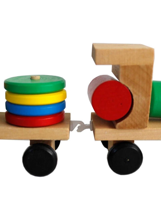 Small Wooden Train And Dragging