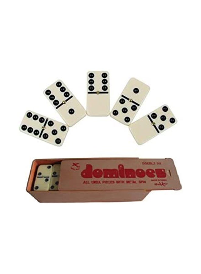Generic - Double Six Endless Dominoes Fun Game With All Urea Pieces With Metal Spin - Image 1