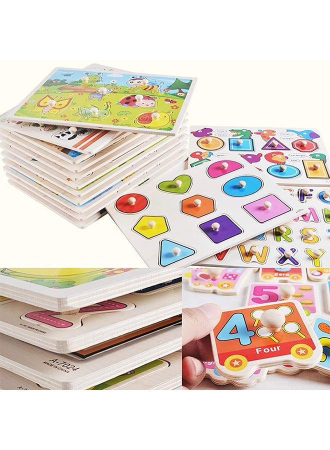 Bluelans Wooden Animal Fruits Jigsaw Puzzle 30 x 22.5centimeter  - Image 2