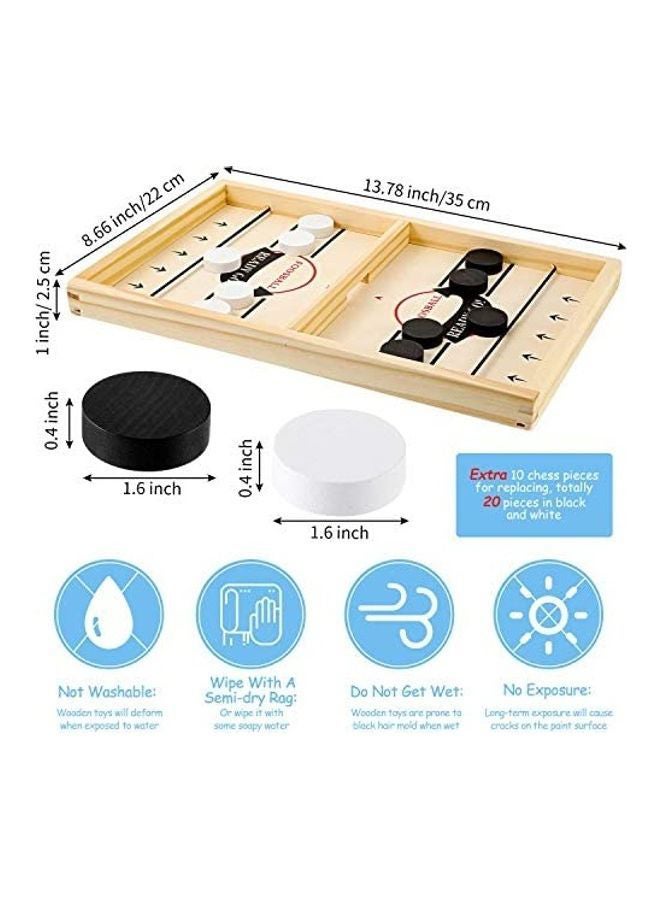 Sumind - Table Desktop Battle 2 In 1 Ice Hockey Board Game - Image 1