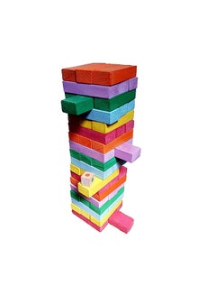 Tower Challenge Wooden Colored Blocks Puzzle Toy 54 Pcs - v1664194385/N47298251A_6