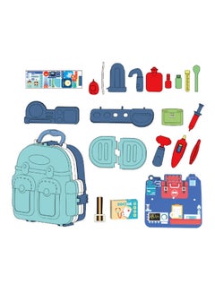 23-Piece 3-In-1 Doctor Baggage Playset Having A Large Size Storage Bag With Robust Design - Medical Fitness For Imaginative Toddler's 40 x 31 x 40.5cm