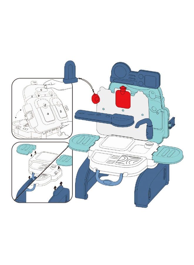 mumbo Jumbo - 23-Piece 3-In-1 Doctor Baggage Playset Having A Large Size Storage Bag With Robust Design - Medical Fitness For Imaginative Toddler's 40 x 31 x 40.5cm - Image 1