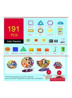Generic M026-toy 191-Piece Magnetic Blocks Building Toys Set 191 5+ Years  - Image 5