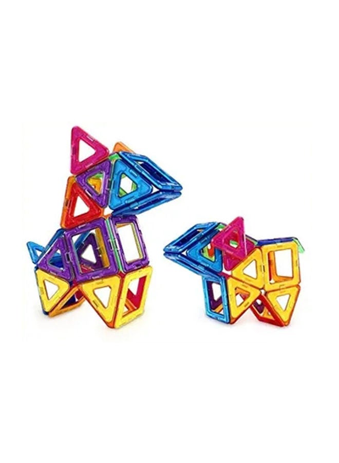 Arabest - 36-Piece Educational Magnetic Colorful Tiles Set Durable Sturdy With Instruction Booklet 4+ Years ‎34.6x26.4x19.4cm - Image 1