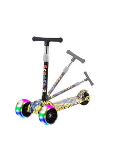 Tri Flash Wheel Graffiti Foldable And Adjustable Kids Scooter 55x58x25cm - v1664197418/N43974975A_4