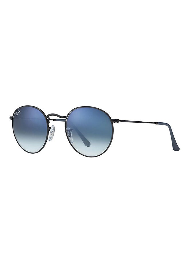 Ray-Ban Full Rim Round Sunglasses - RB3447-006/3F-50 - Lens Size: 50 mm - Black - Image 3