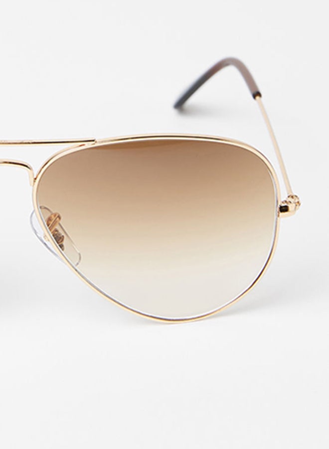 Ray-Ban Men's Aviator Sunglasses - 0RB3025 - Lens Size: 58 mm - Gold  - Image 5