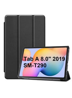 MARGOUN Protective Flip Case Cover For Samsung Galaxy Tab A (2019, 8.0) SM-T290 Black  - Image 1