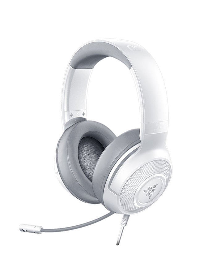 RAZER - Kraken X Ultralight Gaming Headset: 7.1 Surround Sound Capable - Lightweight Frame - Integrated Audio Controls - Bendable Cardioid Microphone - for PC, PS4, Nintendo Switch - Mercury - Image 1
