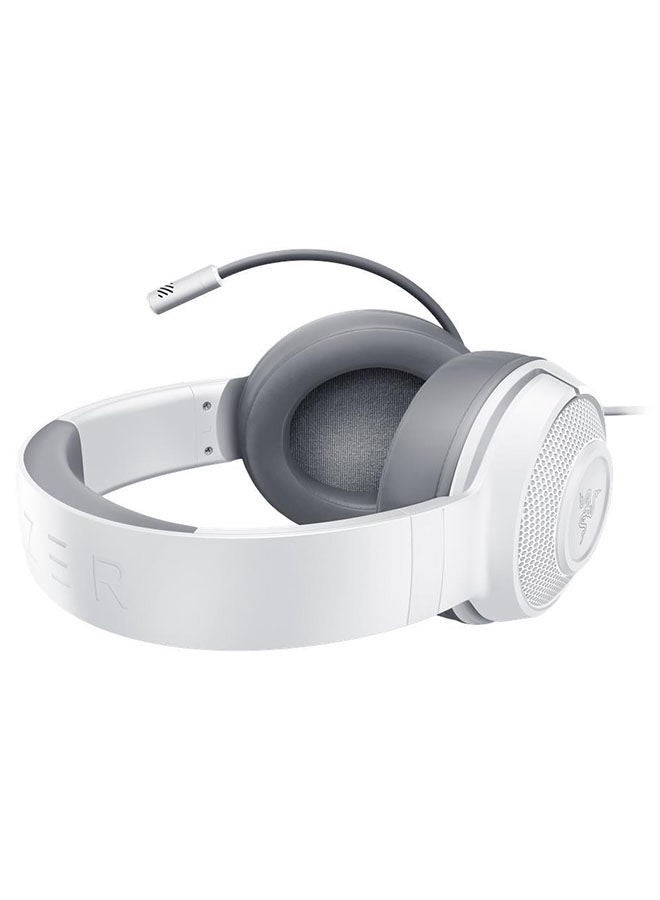 RAZER - Kraken X Ultralight Gaming Headset: 7.1 Surround Sound Capable - Lightweight Frame - Integrated Audio Controls - Bendable Cardioid Microphone - for PC, PS4, Nintendo Switch - Mercury - Image 1