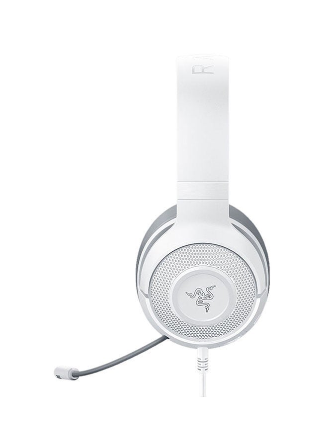 RAZER - Kraken X Ultralight Gaming Headset: 7.1 Surround Sound Capable - Lightweight Frame - Integrated Audio Controls - Bendable Cardioid Microphone - for PC, PS4, Nintendo Switch - Mercury - Image 1