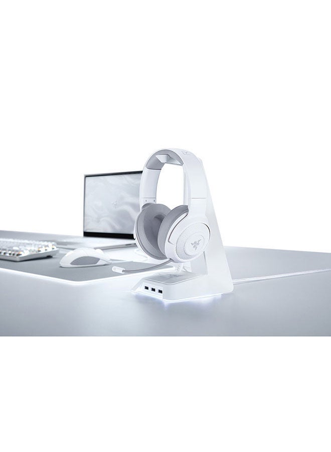 RAZER - Kraken X Ultralight Gaming Headset: 7.1 Surround Sound Capable - Lightweight Frame - Integrated Audio Controls - Bendable Cardioid Microphone - for PC, PS4, Nintendo Switch - Mercury - Image 1