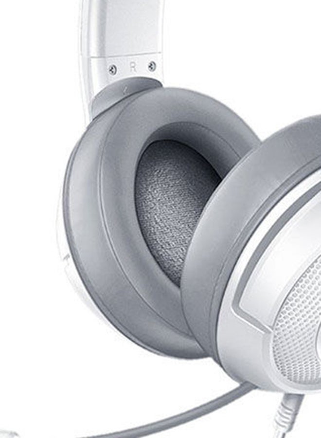 RAZER - Kraken X Ultralight Gaming Headset: 7.1 Surround Sound Capable - Lightweight Frame - Integrated Audio Controls - Bendable Cardioid Microphone - for PC, PS4, Nintendo Switch - Mercury - Image 1